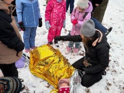 Udział klas 1b i 1c w PROJEKCIE DZIECI LASU 